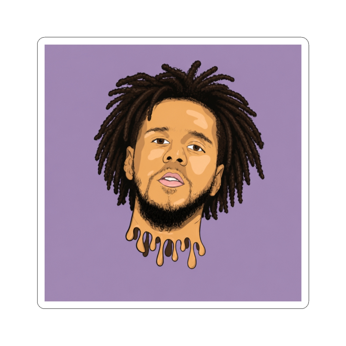J Cole Rapper King Purple Background | JID - alternate angle 3, merchandise