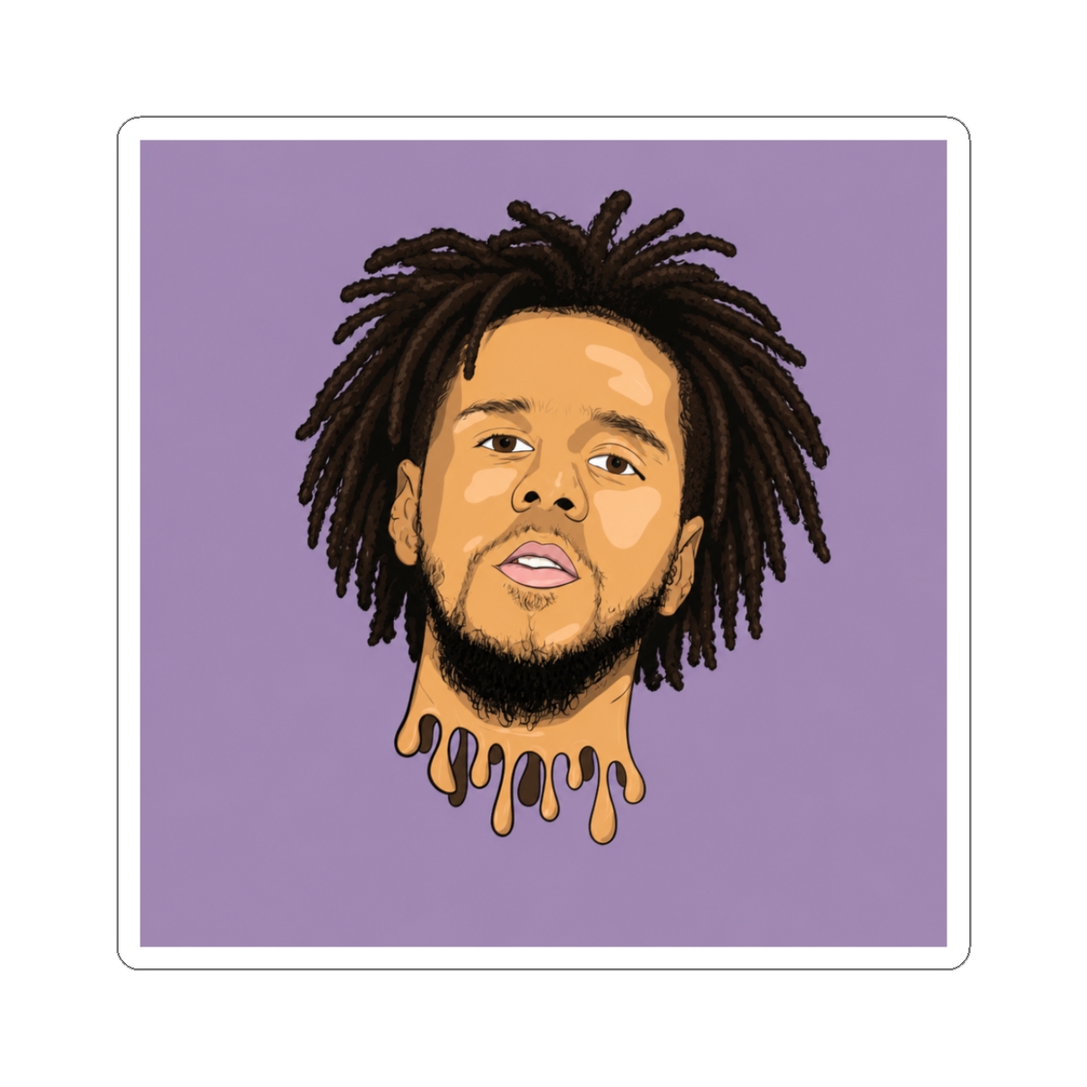 J Cole Rapper King Purple Background | JID