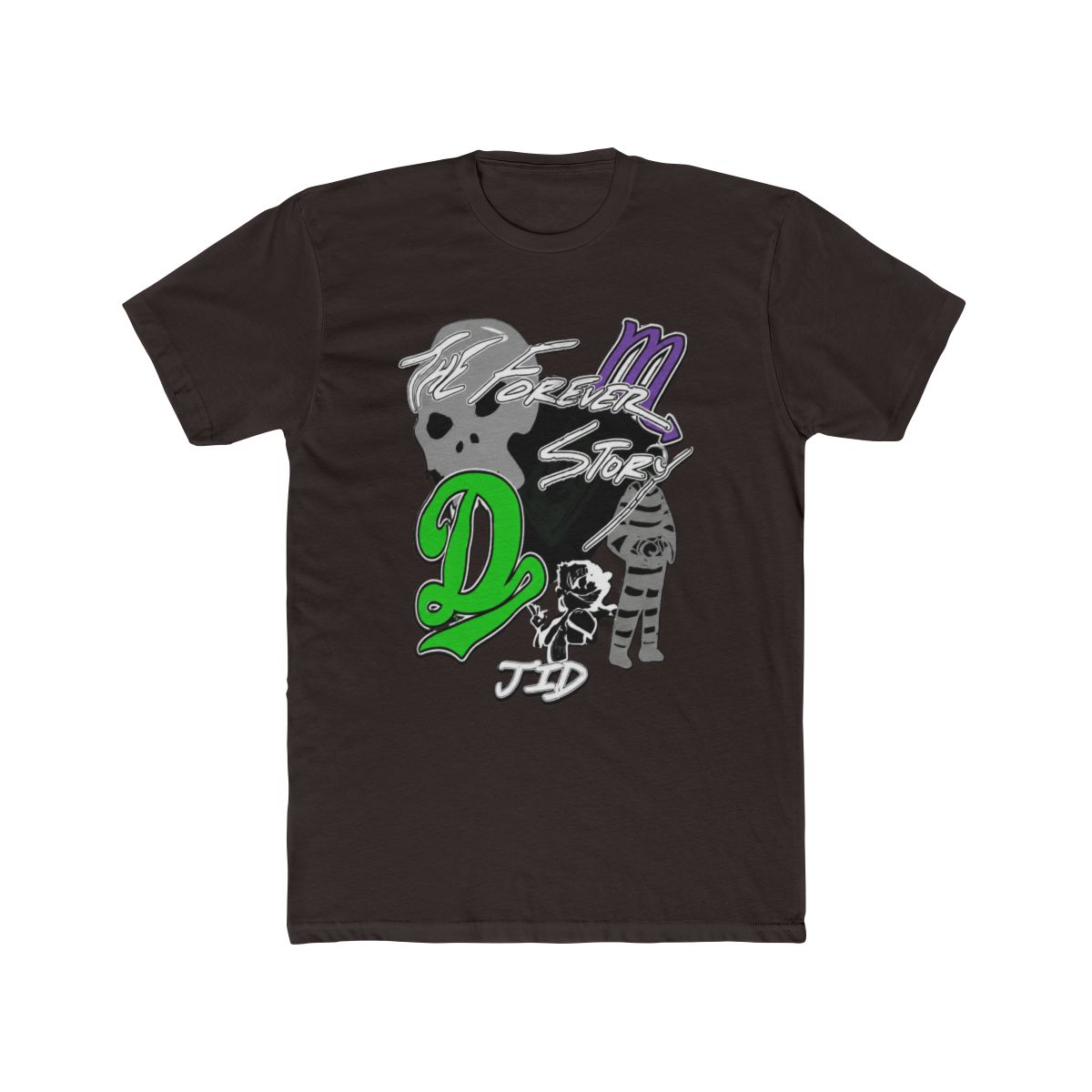 JID Manhead Merch The Forever Story T Shirt - Black - alternate angle 2, merchandise