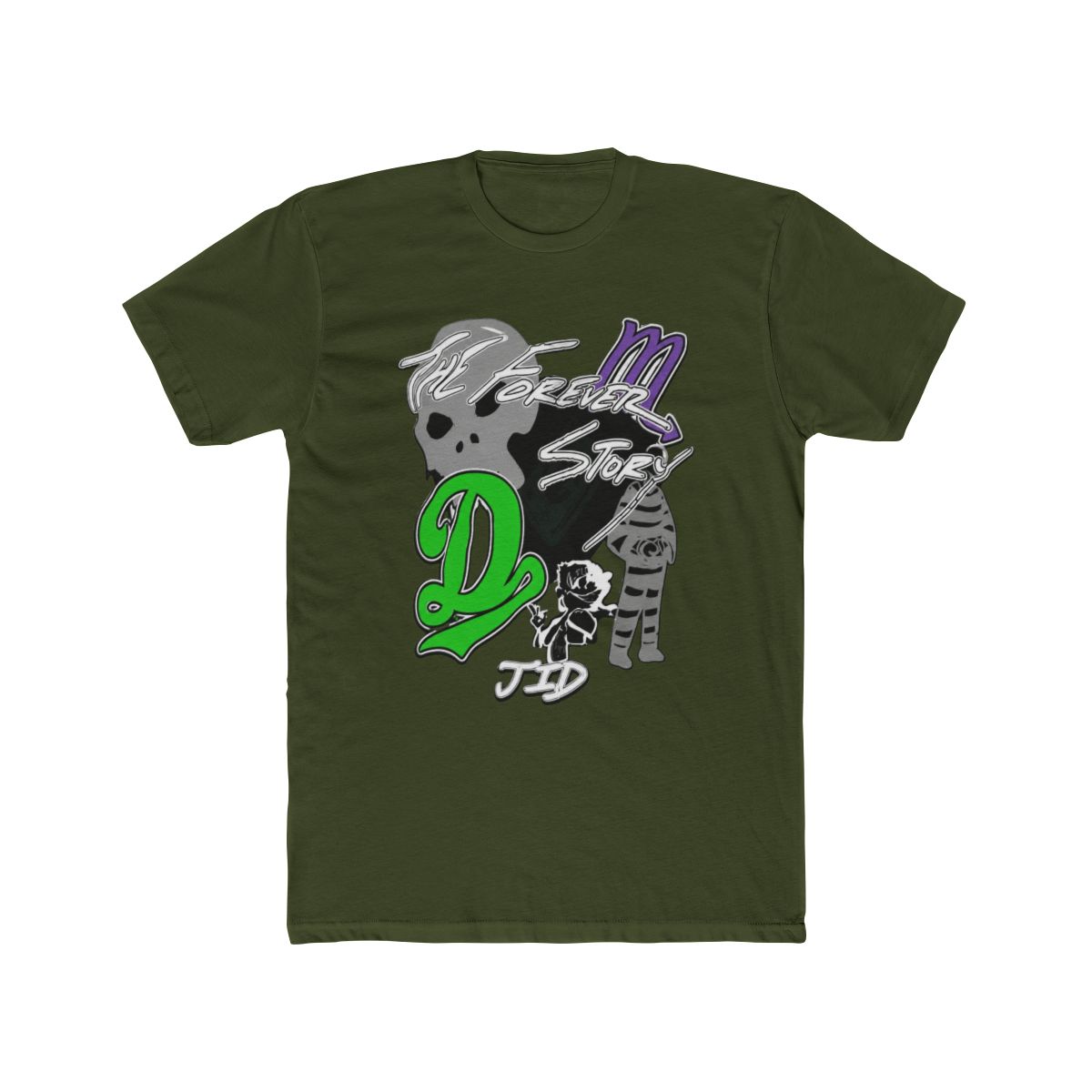 JID Manhead Merch The Forever Story T Shirt - Black - alternate angle 4, merchandise